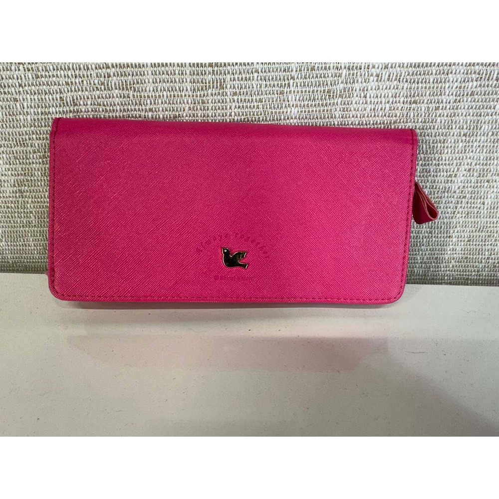 Shinzi Katoh Always Together Hot Pink Faux Leather Long Wallet 053 (25)